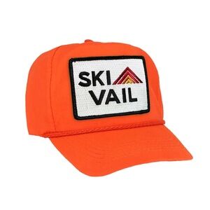 AVIATOR NATION SKI VAIL TRUCKER HAT VINTAGE STYLE